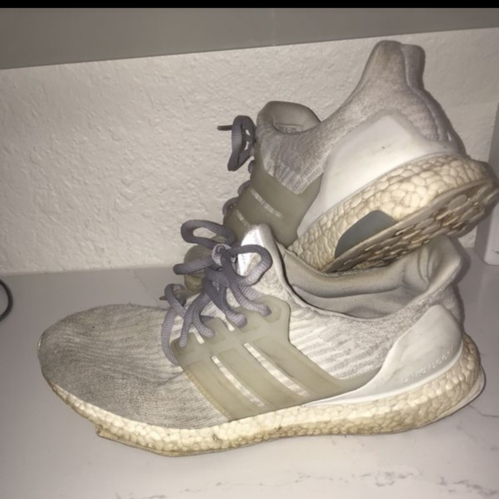 Triple white ultra boost